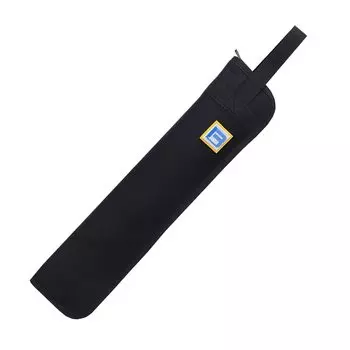 Чехол для барабанных палочек, компактный, с ручкой на молнии и плечевым ремнем (черный)