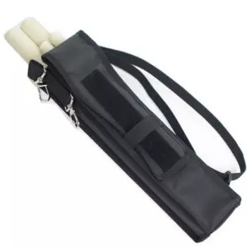 Чехол для барабанных палочек Taiko Чехол для барабанных палочек Taiko, который можно прикрепить к барабану (мешок для голеней) чёрный