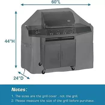 Чехол для барбекю, устойчивый к ультрафиолетовому излучению, пылезащитный защитный чехол для барбекю с сумкой для хранения, круглый чехол для уличного барбекю для патио-бистро