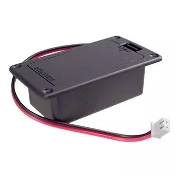 Чехол для батарейного отсека 9 В для гитары, разъем для активного звукоснимателя