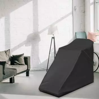 Чехол для беговой дорожки Складной чехол для беговой дорожки Пыленепроницаемый водонепроницаемый чехол Универсальный подходит для занятий спортом и бегом чёрный