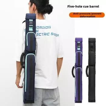 Чехол для бильярдного кия на 5 лунок, сумка для хранения кия на 1/2 девятки, устойчивая к давлению, деформации, брызгам, защита для бильярдного кия, дорожная сумка