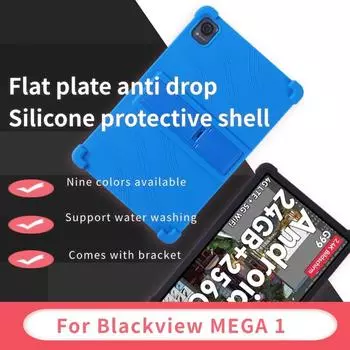 Чехол для Blackview Mega 1 Mega1 2024 11,5 Tablet PC, противоударный мягкий чехол Funda 4, утолщенный силиконовый чехол Cornors с подставкой Blackview Mega 1 зелёный