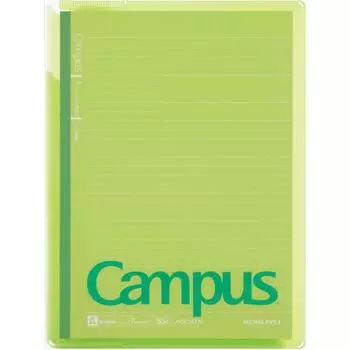 Чехол для блокнота KOKUYO Campus B5 с карманом для хранения отпечатков, зеленый, No-623A-G