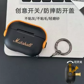 Чехол для Bluetooth-наушников Защитный чехол для Airpodspro Поколение Airpods1/2/3 Второе поколение ТПУ Креативный Ударопрочный Простой Музыка Детский Новинка AirPods 4 Generation Black Red