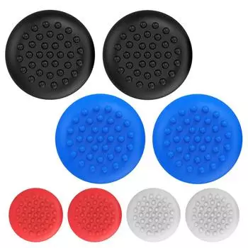 Чехол для большого пальца контроллера, силиконовая крышка-качалка сенсорного контроллера для Meta Quest 3 # чёрный