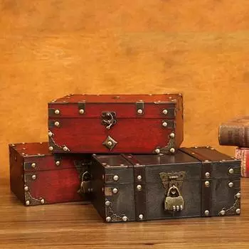 Чехол для брелка, винтажный природный износостойкий держатель для колец, серег и ювелирных изделий для спальни 3 красный