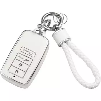 Чехол для брелока Acura с брелком, мягкий защитный чехол для ключей из ТПУ, подходит для Acura CDX RDX RLX NSX TLX