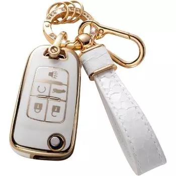 Чехол для брелока Chevy с брелком Chevy, чехол для автомобильного брелока, совместимый с защитным чехлом для смарт-ключа Chevrolet Equinox Camaro Cruze Malibu Sonic