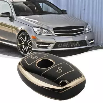 Чехол для брелока дистанционного ключа для Mercedes для Benz A Class W176 B W246 C W204 S204 W205 S205 C205 A205 2 кнопки защитный чехол белый