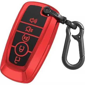 Чехол для брелока Ford, с брелком для ключей Expedition для Mustang Fusion Raptor F250 F350 F450 F550 Edge Explorer Smart Remote Vehicle чёрный