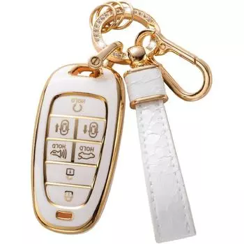 Чехол для брелока Hyundai с брелком Hyundai, чехол для брелока автомобиля, совместимый с Hyundai Sonata Nexo 2022