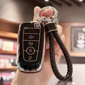 Чехол для брелока из ТПУ с брелоком для Ford Fusion, Edge, Mustang, Explorer, F150, F250, F350, Eco Sport
