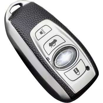 Чехол для брелока Subaru, мягкий высококачественный чехол из ТПУ с полным покрытием для защиты брелока Subaru Smart Key, чёрный