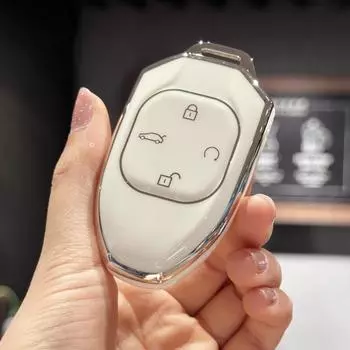 Чехол для брелока Trumpchi GAC 2021 Empow J11 J12 J13 J14 J15 J16 GS8 Защитный брелок Аксессуары чёрный