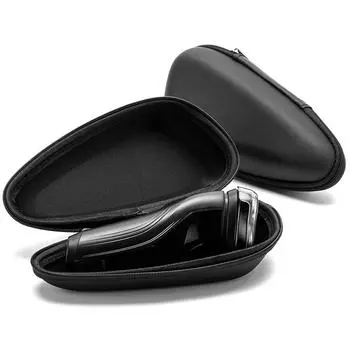 Чехол для бритвы, сумка для хранения электрической бритвы, водонепроницаемый чехол для хранения из ЭВА чёрный