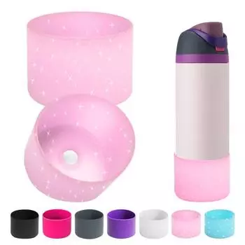 Чехол для бутылки с водой Owala, противоскользящий защитный рукав на 24 унции 32 унции для бутылок FreeSip, не содержит BPA 24oz фиолетовый