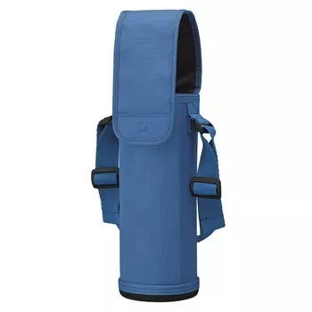 Чехол для бутылки Zojirushi Mahobin из нержавеющей стали с биркой на плечо, можно стирать в стиральной машине, размер 720 мл, повседневный, синий: MC-CA04-AZ