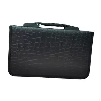 Чехол для CD-дисков, держатель для хранения дисков с ручкой, портативный кошелек с застежкой-молнией, легкий