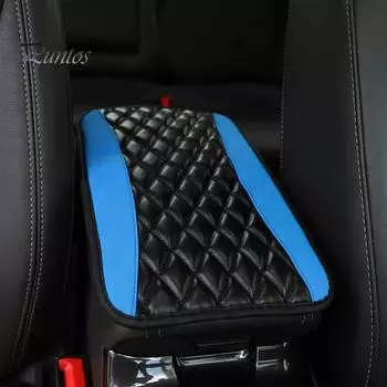 Чехол для центральной консоли автомобиля, износостойкий, устойчивый к царапинам, простой в установке, универсальная подушка для консоли, защитное покрытие для подлокотника фиолетовый