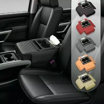 Чехол для центральной консоли, водонепроницаемый защитный чехол для центральной консоли с держателем для чашки и телефона, многофункциональный защитный чехол