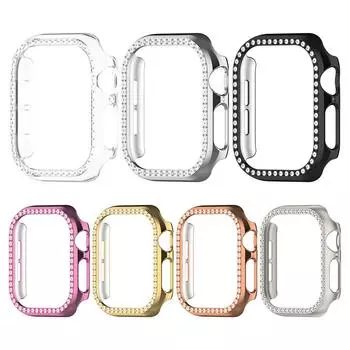 Чехол для часов Hard PC Bumper Diamond Case Защитный чехол для Apple Watch Series 10 42MM/46MM Аксессуары 42mm