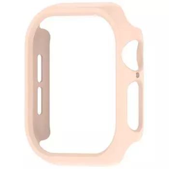 Чехол для часов, полый жесткий чехол-бампер из ПК для Apple Watch Series 10 42MM(розовый)