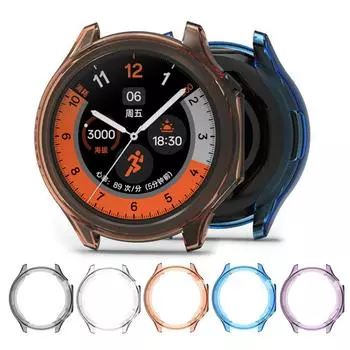 Чехол для часов TPU Пылезащитная защита для часов Smartwatches Защитный чехол Устойчивый к царапинам защитный чехол синий