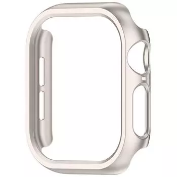 Чехол для часов Жесткий чехол-бампер из ПК для Apple Watch Series 10 46MM(Цвет звездного света)
