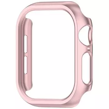 Чехол для часов Жесткий чехол-бампер из ПК для Apple Watch Series 10 46MM(Розовое золото)