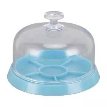 Чехол для часового механизма с 6 отсеками, прозрачный пластиковый лоток для деталей часов для ремонта и обслуживания