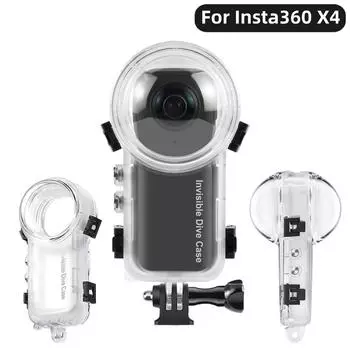 Чехол для дайвинга Insta360 X4 Водонепроницаемый чехол для корпуса Dive Invisible Underwater 50M Shell Аксессуары для экшн-камеры