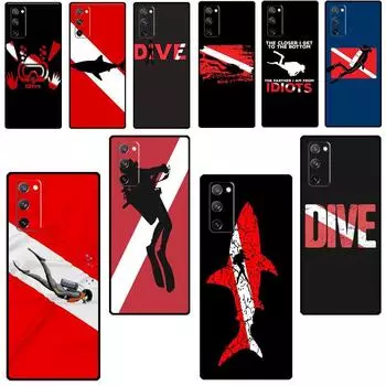 Чехол для дайвинга с акулой и акулой для Samsung Galaxy S20 FE S8 S9 S10 Plus Note 9 10 Note 20 Ultra S21 Galaxy S8