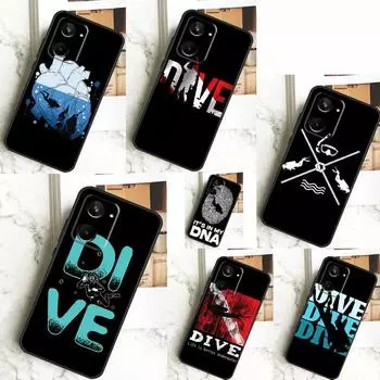 Чехол для дайвинга с аквалангом для Realme C31 C33 C35 C51 C53 C55 C67 GT5 GT Neo 6 9 10 11 12 Pro Plus C21Y C25s C30 Realme 10 4G