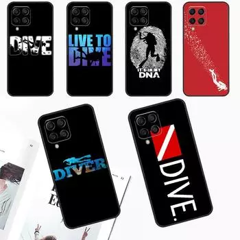 Чехол для дайвинга Scuba Diver для Samsung Galaxy M12 M32 M52 M55 M13 M33 M53 M14 M34 M54 M20 M30s M31s M51 M31 M21 Samsung M52 5G