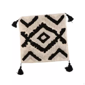 Чехол для декоративной подушки, современный дизайн с кисточками для дивана 30cmx50cm_Style A