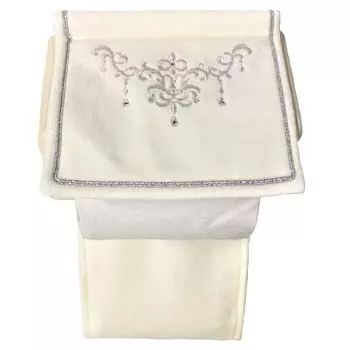 Чехол для держателя бумаги Senko NYNAS Shanti 3 с платиновыми стразами Elegant 63567