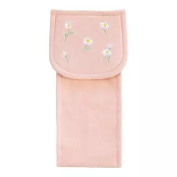 Чехол для держателя туалетной бумаги OKA Fleur Blanc с розовым цветочным узором (Моющийся женский)