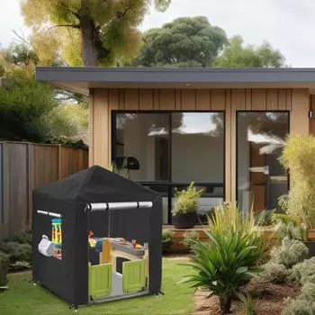 Чехол для детского игрового домика Yousheng с молниями, водонепроницаемый, устойчивый к ультрафиолетовому излучению, защита от солнца, защитный чехол для игрового домика на открытом воздухе B