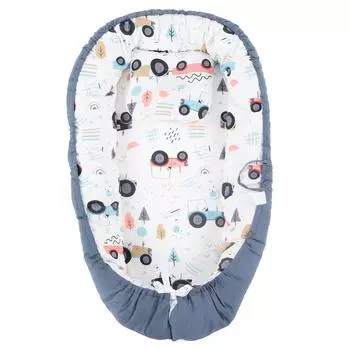 Чехол для детского шезлонга, мягкий, удобный, дышащий, легко моется, складной, портативный, чехол для новорожденного синий