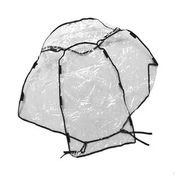 Чехол для детской коляски, защита от непогоды, прозрачный, водонепроницаемый, дождевик