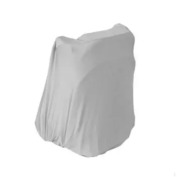 Чехол для детской коляски, затягивающийся шнурком, защита от снега, легкая эластичная коляска S серый