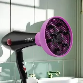 Чехол для диффузора фена, устойчивый к высоким температурам, складной силикагель, аксессуары для фена, инструменты для парикмахерских розы красного