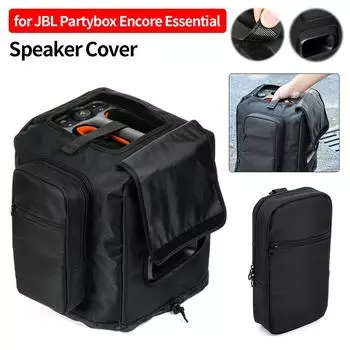 Чехол для динамика JBL PartyBox Encore Essential Party Speaker, пылезащитный защитный чехол для динамика с боковым микрофоном, сумка для хранения чёрный