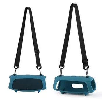 Чехол для динамика с поддержкой Bluetooth, защитный чехол от падения, водонепроницаемый чехол для JBL Charge 5/Wi-Fi, аксессуары для динамика чёрный