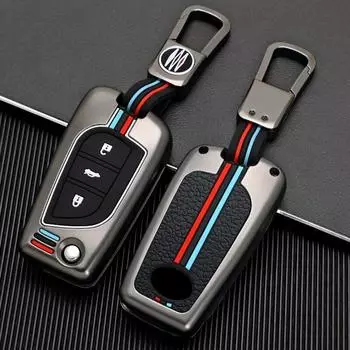 Чехол для дистанционного ключа автомобиля, брелок для Toyota Auris Corolla Avensis Verso Yaris Aygo Scion TC IM Camry RAV4 Forturner Hilux