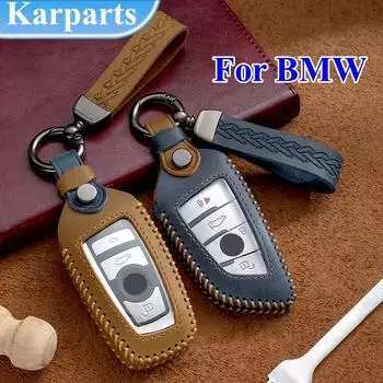Чехол для дистанционного ключа автомобиля для BMW F20 G20 G30 X1 X3 X4 X5 G05 X6 X7 G11 F15 F16 G01 G02 F48 F30 F31 F34 F10 F11 F25 I3 M3 M4 1 3 5 Series A Style синий