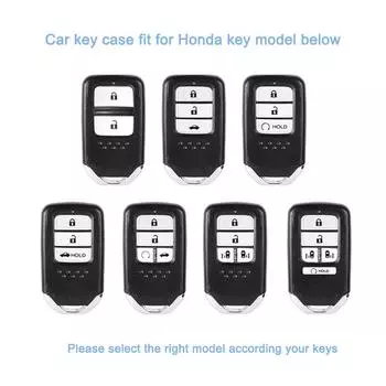 Чехол для дистанционного ключа автомобиля для Honda CRV CR-V, защитный чехол для Civic Accord HR-V HRV City Odyssey XR-V 2 keys