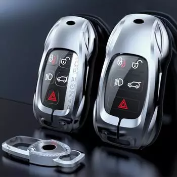 Чехол для дистанционного ключа автомобиля из цинкового сплава для Land Rover Range Rover Sport Evoque Discovery 3 4 5 Jaguar XE XF XJ F PACE, аксессуары