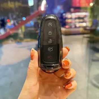 Чехол для дистанционного ключа автомобиля из ТПУ, чехол-брелок для Ford Edge Escape Expedition Explorer Focus Taurus Flex C-MAX Protector